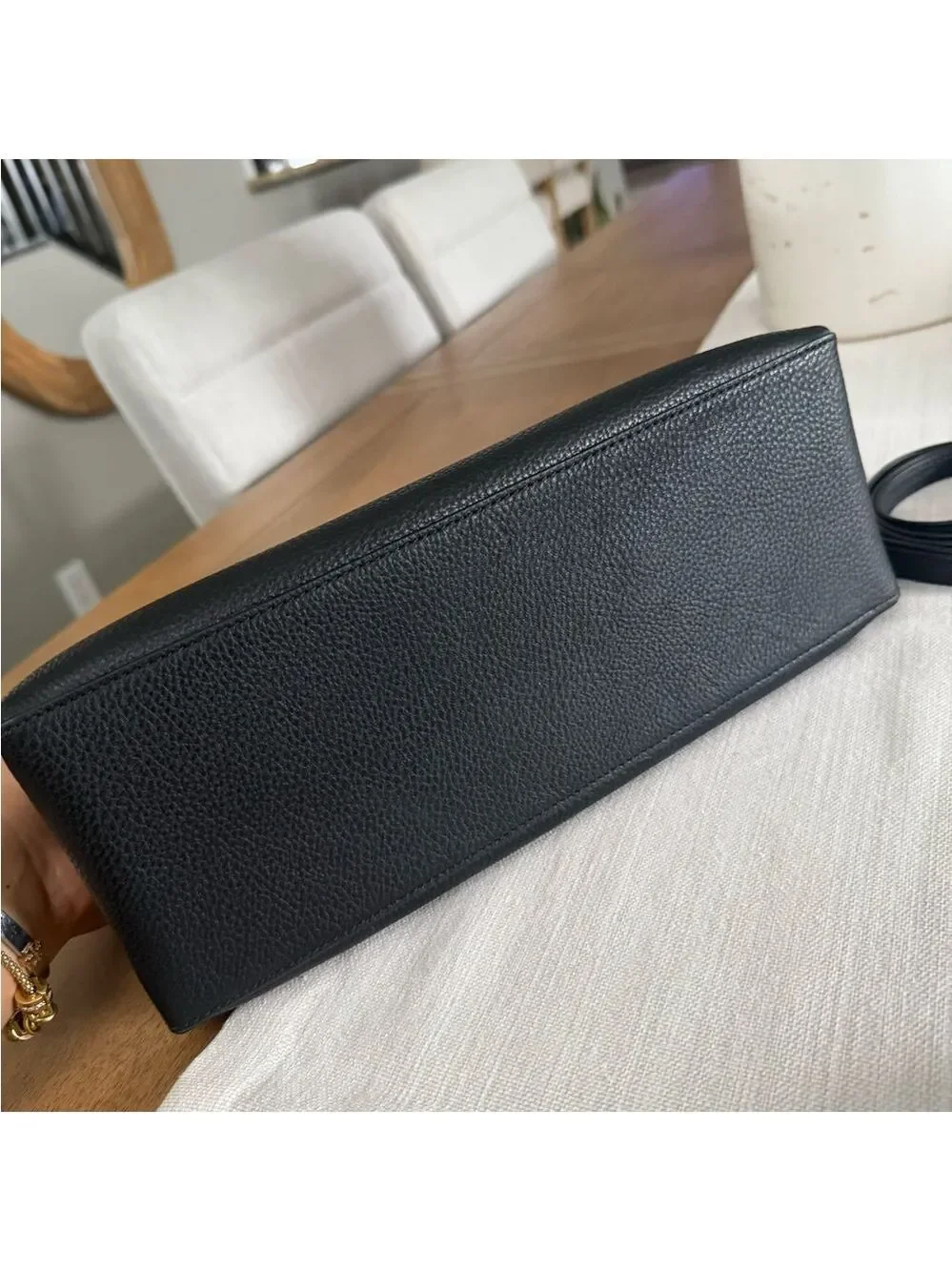 880+! New Tory Burch Britten in black Leather Satchel and Britten bifold wallet